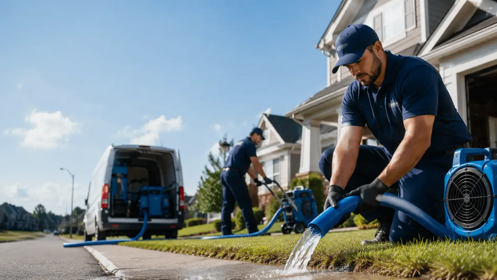 Flood Damage Restoration in Long Barn, CA